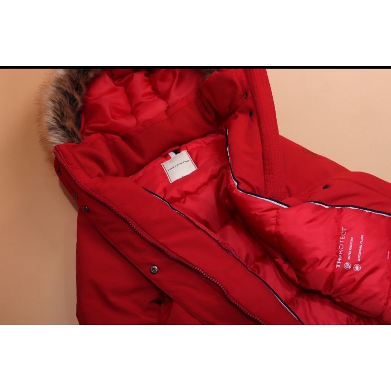 PARKA TOMMY HILIFGER ĐỎ