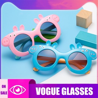 Peppa Pig Trẻ Em Kính Mát Dễ Thương Trẻ Em Lợn Phụ Kiện Trang Trí Kính Mắt Với UV400