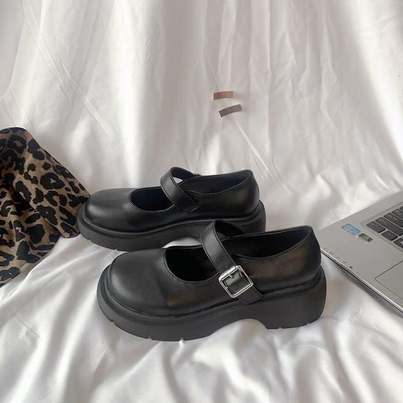 Giày Nữ Lolita Dây Cài 5cm Phong Cách Hàn Quốc     CHOULINSTORE