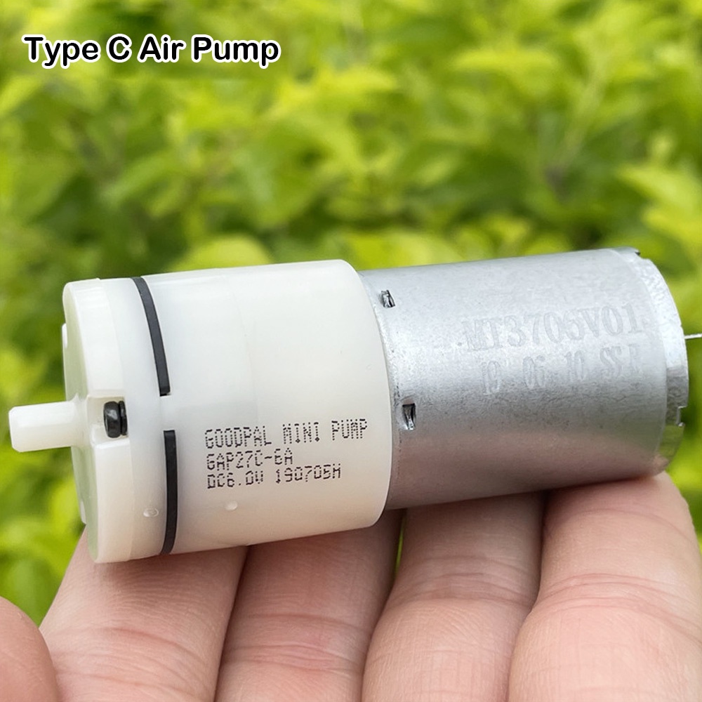 1 Máy Bơm Khí Mini DC 3.7V 5V 6V 370 Cho Bể Cá