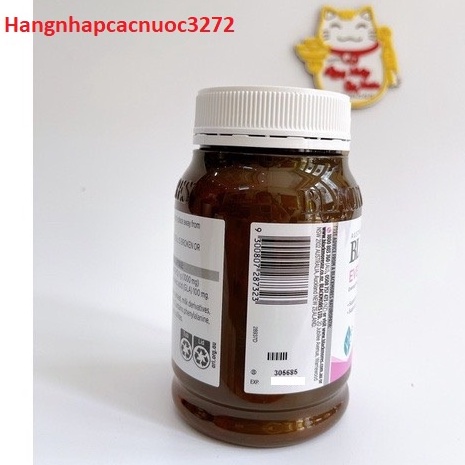 Tinh dầu hoa anh thảo úc black more evening primrose oil 190 viên