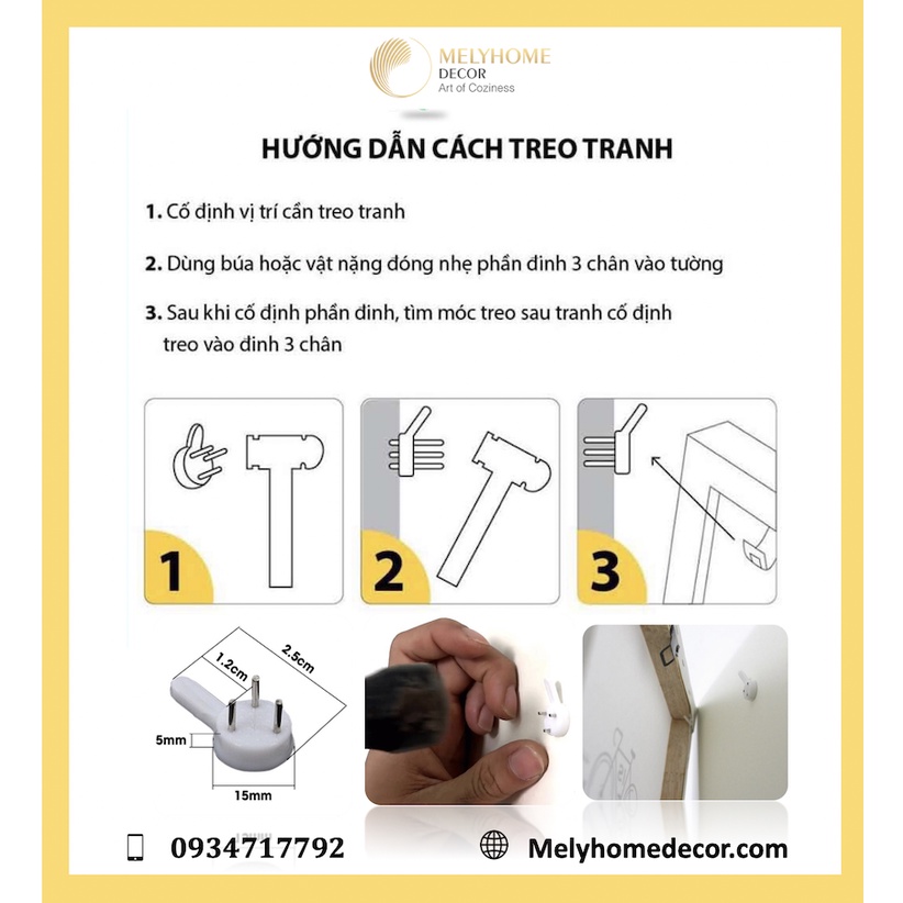 Tranh đơn vuông treo tường  trừu tượng hình học thổ cẩm - Nghệ Thuật - Trang Trí Phòng Khách Phòng Làm Việc- Melyhome