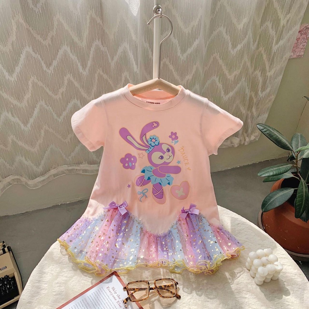 1-7 tuổi đầm bé gái thỏ tím StellaLou - đầm dự tiệc cho bé gái - Đầm công chúa Quần áo trẻ em gái -Selenshop