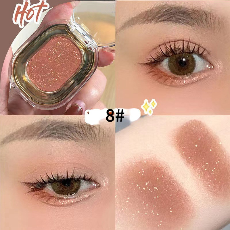 Bảng Phấn Mắt Tông Màu Đất Trà Sữa Trang Điểm Làm Đẹp