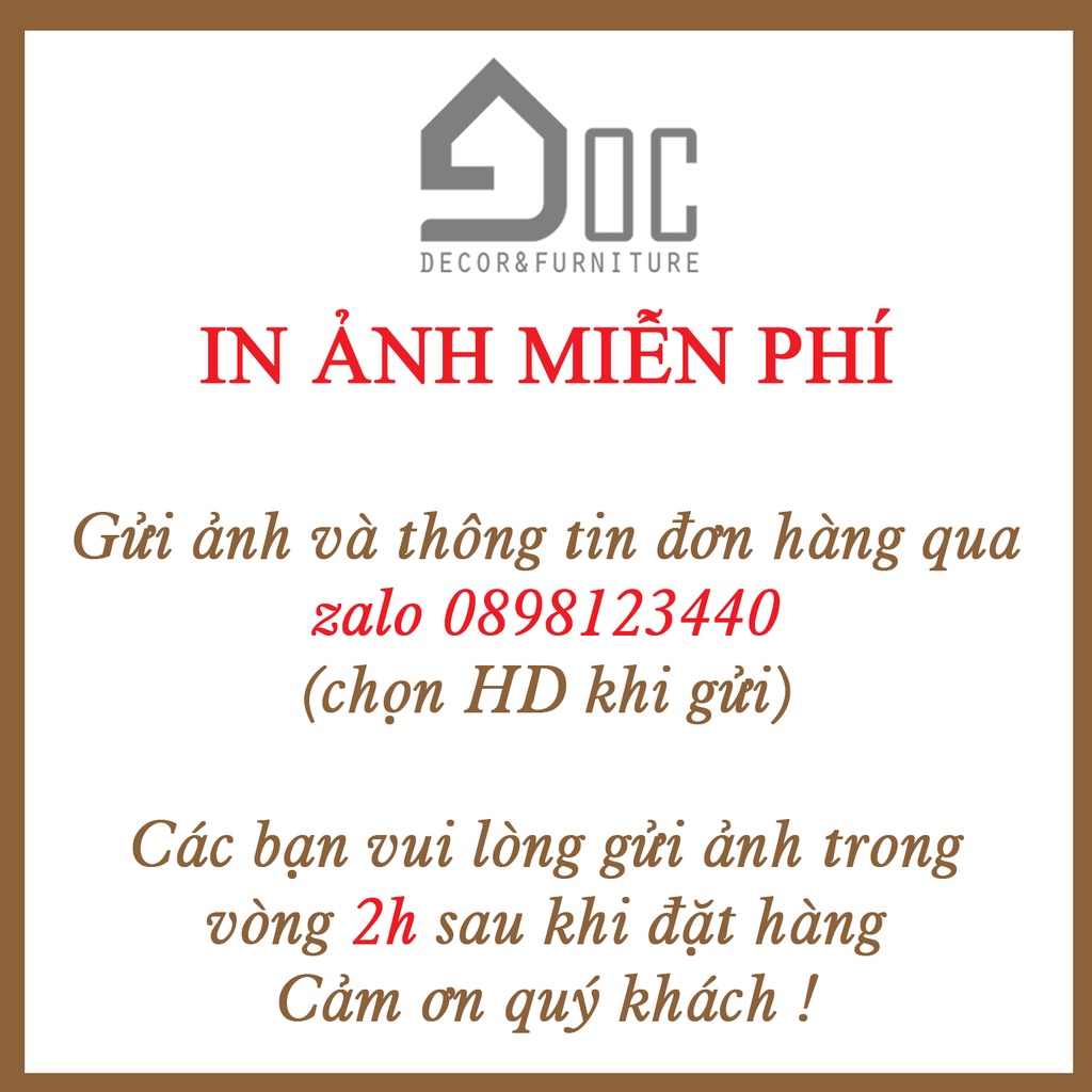 Khung Ảnh Gỗ Nhiều Kích Thước Trang Trí Phòng Khách, Phòng Ngủ Góc Decor KH13