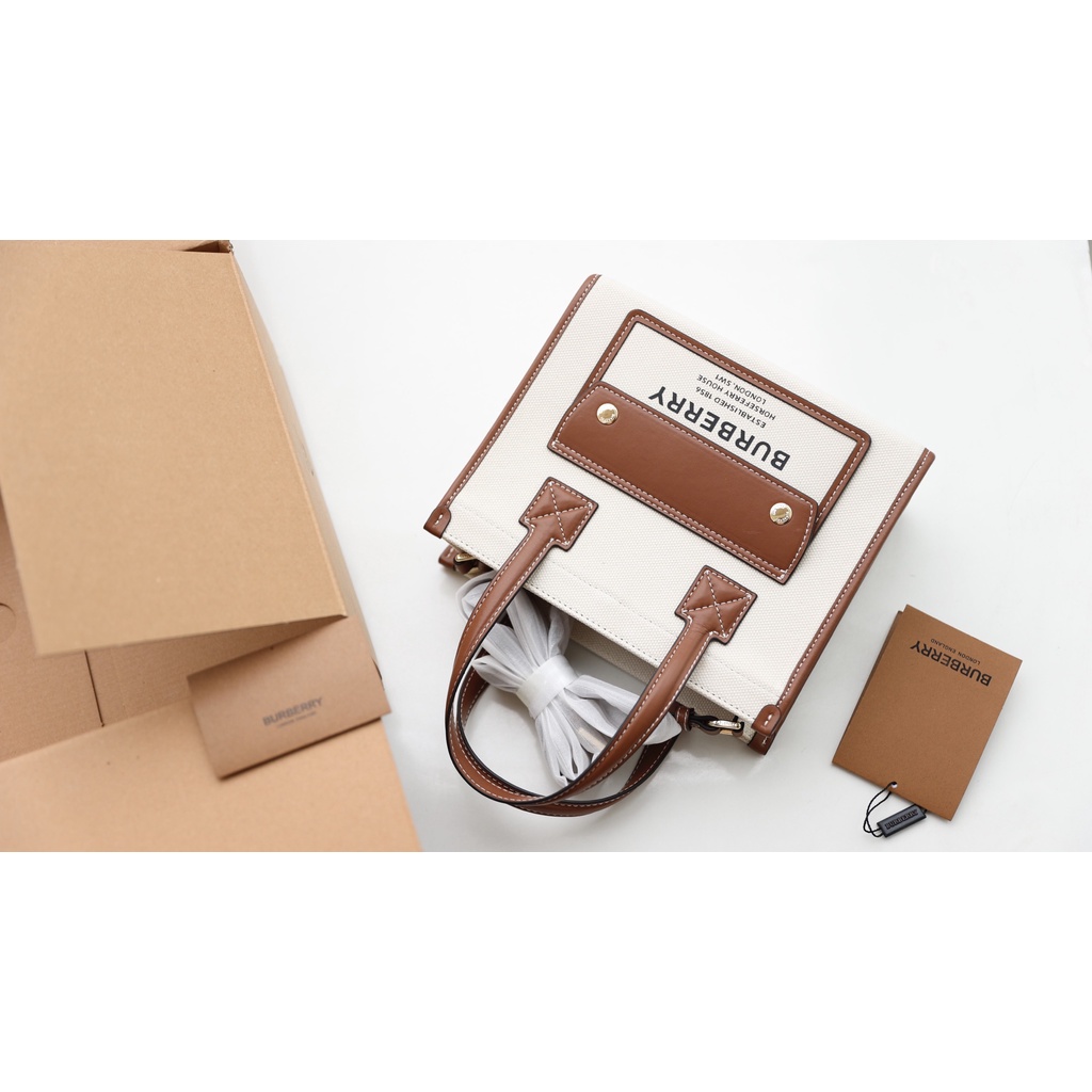 Túi W488-23 Canvas tote bản đẹp nha anh chị em  hàng 2 box,dustbag, thẻ card đầy đủ kích thước: 23x19cm