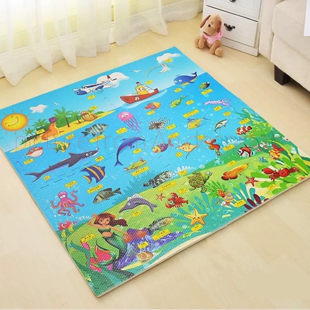 XỐP GHÉP TRẢI SÀN 60x60 CM LOẠI 1, SET 4 TẤM, ĐỦ MẪU