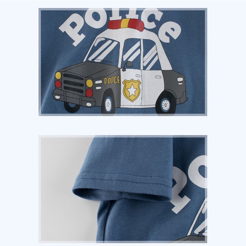 Áo Thun Tay Ngắn In Hình Xe Hơi Thời Trang Mùa Hè 2022 Dành Cho Bé Trai