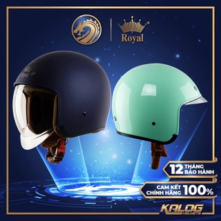 Mũ bảo hiểm xe máy 3/4 Royal M139 có kính âm Nhiều màu (Nam/Nữ) - Tặng kèm túi rút Royal