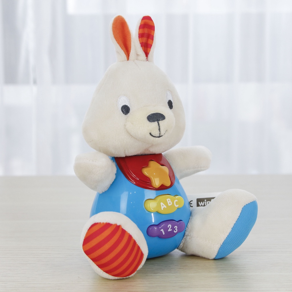 Đồ chơi sơ sinh - tiền giáo dục: chú thỏ phát nhạc vui nhộn Winfun WF0222-0687-01