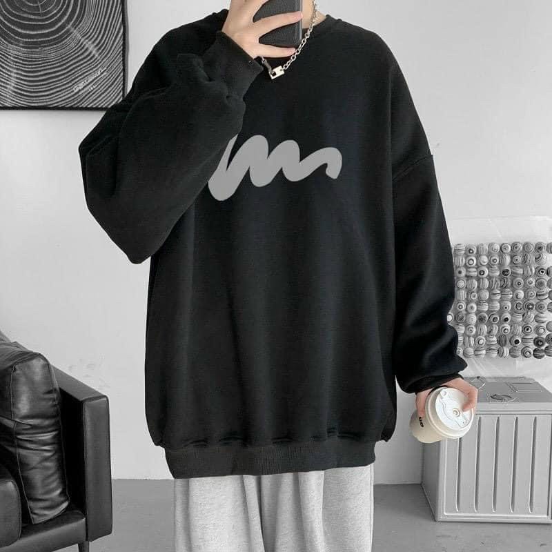 Áo Khoác Hoodie Họa Tiết Sóng  Ulzzang Unisex Fammilyshop( nhiều màu)
