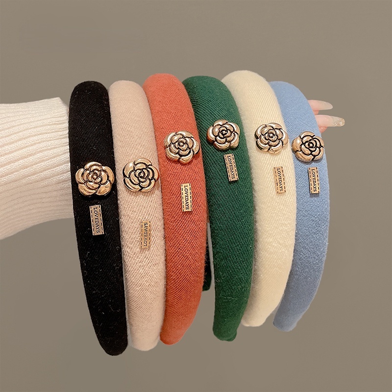 Băng Đô Cài Tóc Bằng Xốp Đàn Hồi Cao Phong Cách Hàn Quốc Ngọt Ngào Thời Trang Cho Nữ