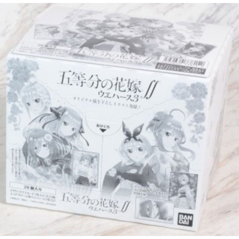 Thẻ sưu tầm nhân phẩm bánh xốp Gotoubun no Hanayome Nhà có 5 nàng dâu