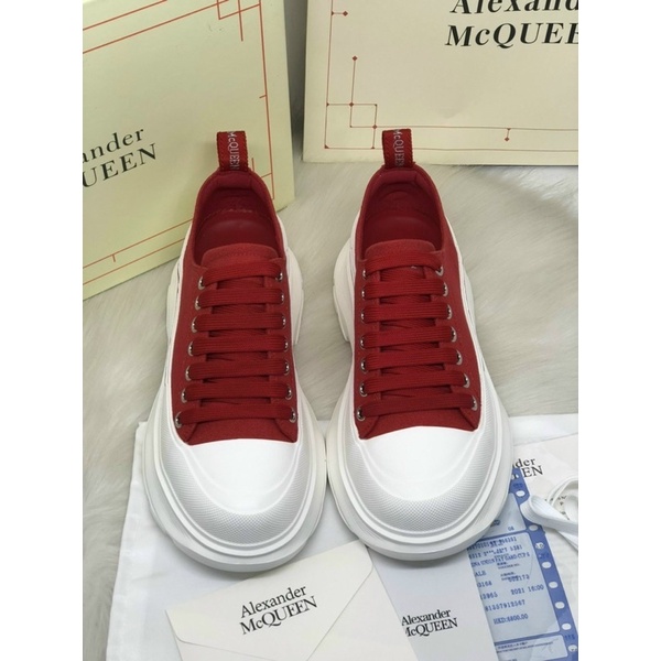 GIÀY SNK MC QUEEN TRẤN  THÀNH TRẮNG. ĐỎ CAO CẤP