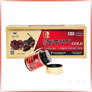 Cao linh chi đông trùng hạ thảo pocheon hàn quốc chính hãng hộp 5 lọ x 50g