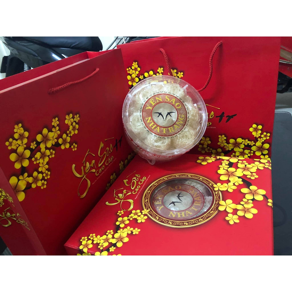 Yến Sào Sạch Lông Kèm Bộ Hộp Quà - 100g