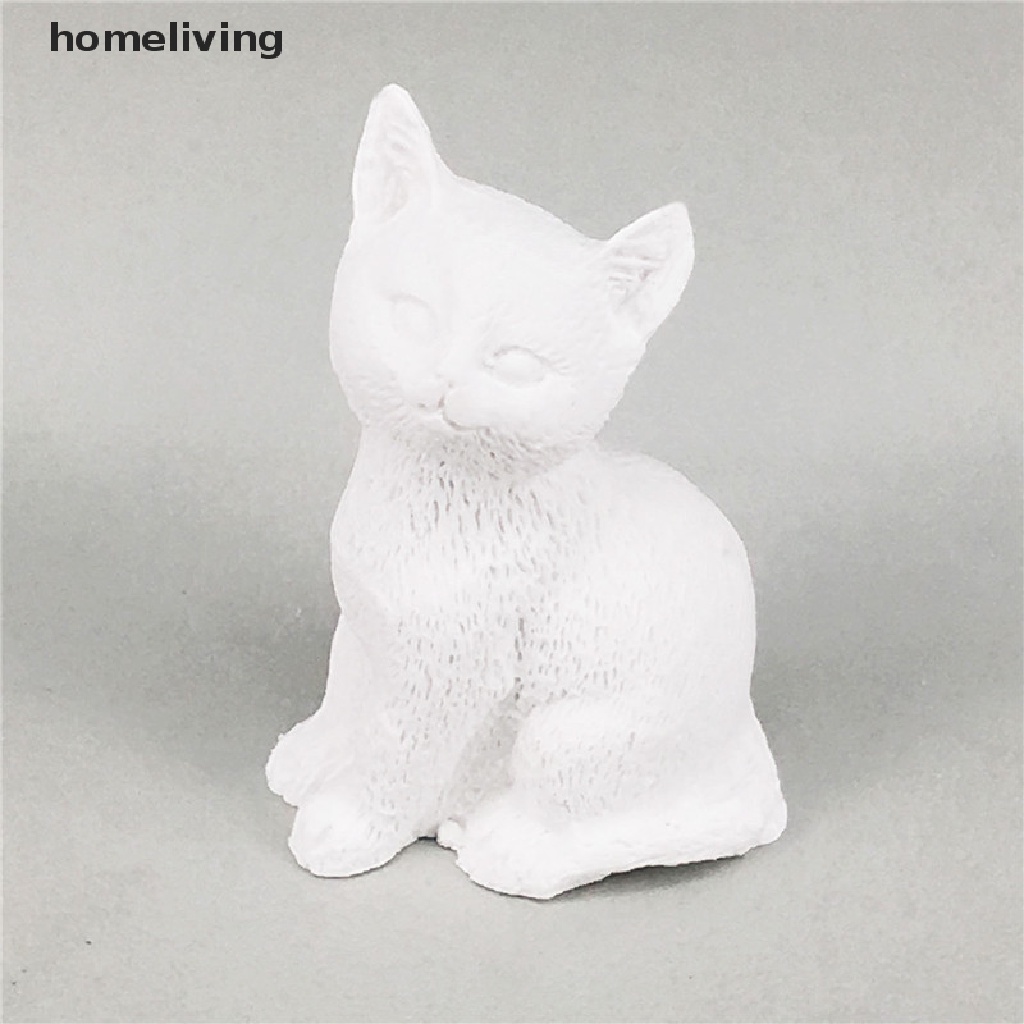 Khuôn Làm Xà Phòng Hình Mèo 3D Xinh Xắn