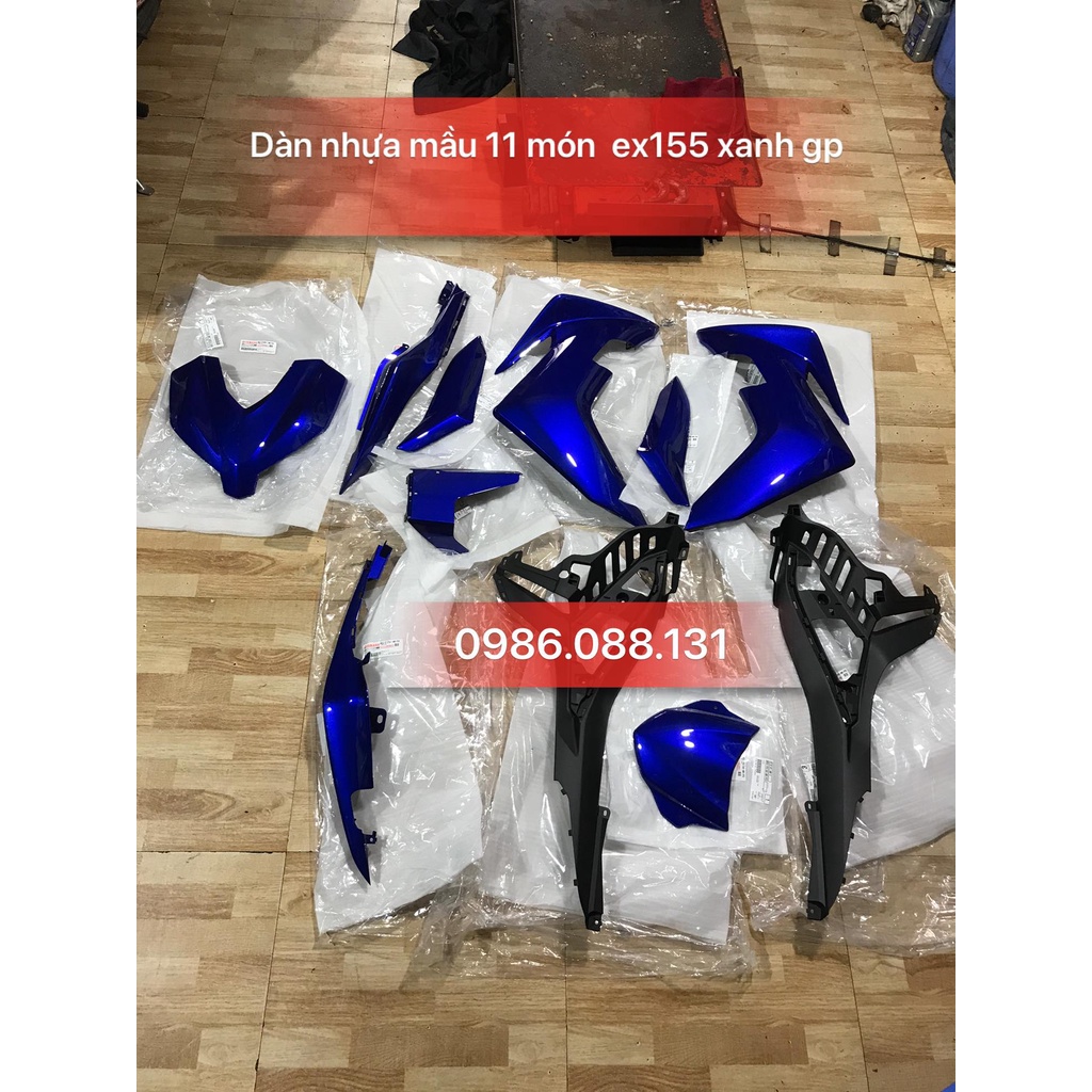 Dàn áo mầu 11 món xanh gp ex155 zin chính hãng