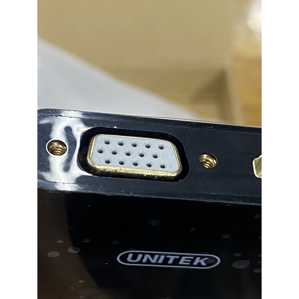 Cáp chuyển đổi miniDisplayport sang VGA + HDMI V603ABK Unitek chính hãng bh 12 tháng