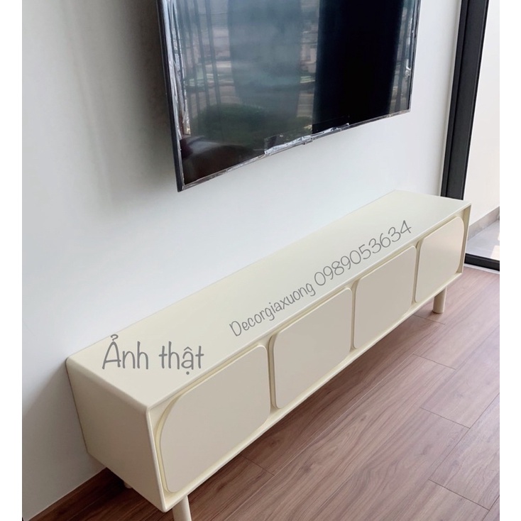 Kệ tivi, tủ trang trí chân tròn 160x50x30 #Decorgiaxuong