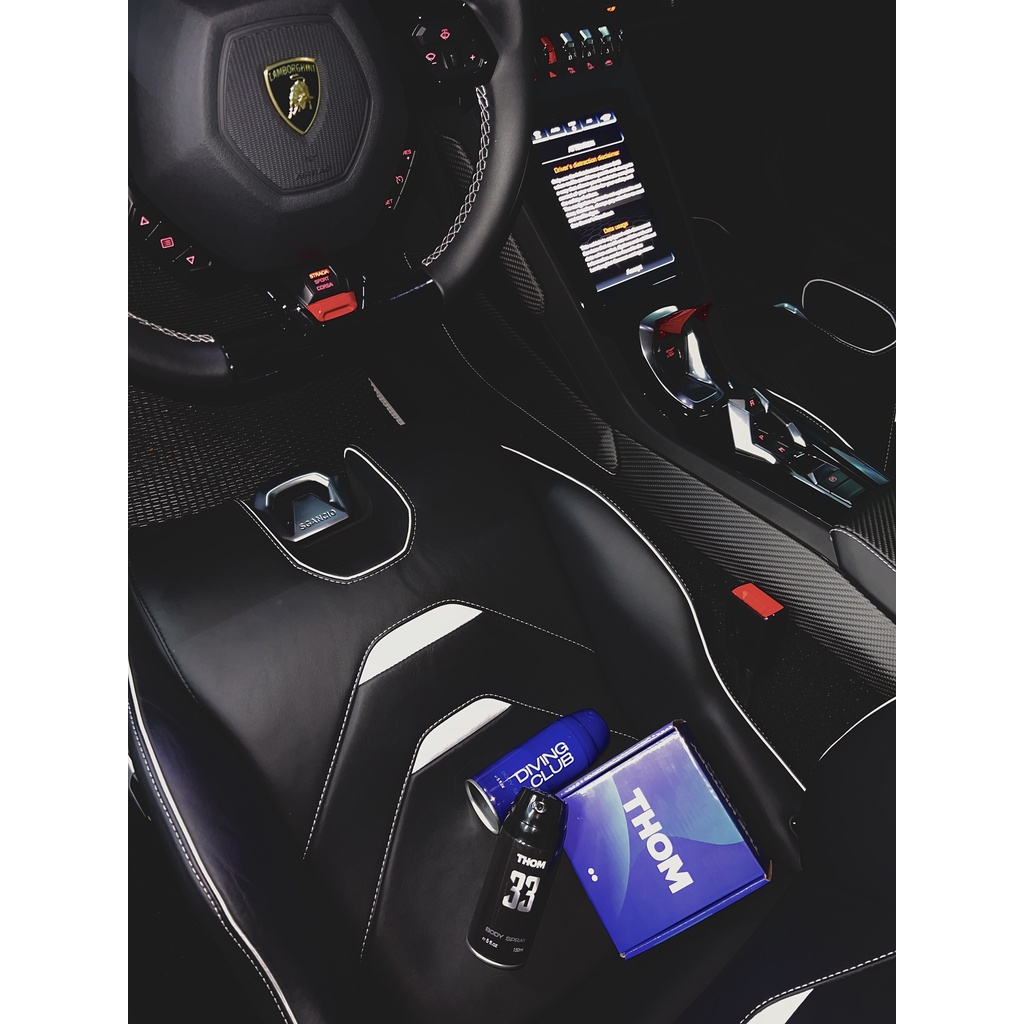 Combo xịt khử mùi toàn thân hương nước hoa THOM Diving Club - 150 ml & THOM 33 - 150 m