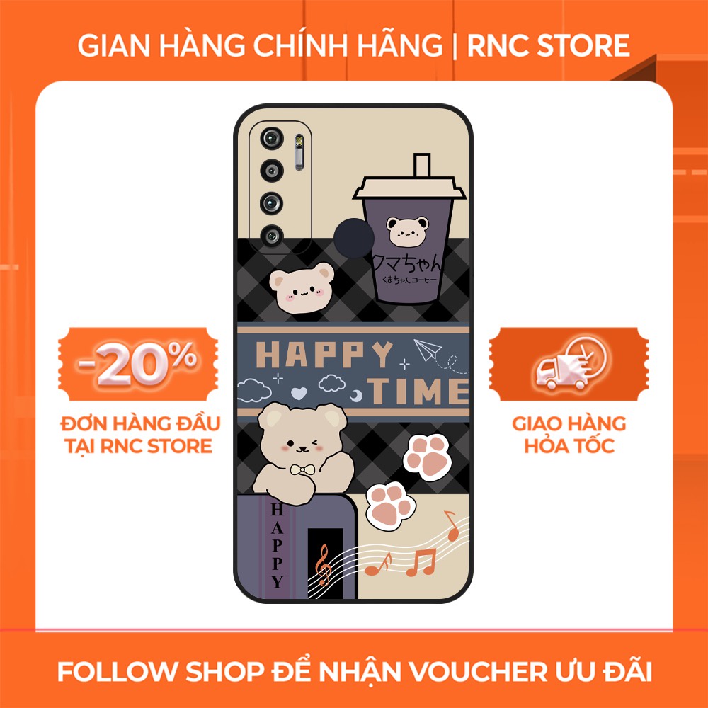 Ốp lưng Vsmart Active 3/Bee 3/Star 5/Live 4/....dẻo đen in hình Happy Time