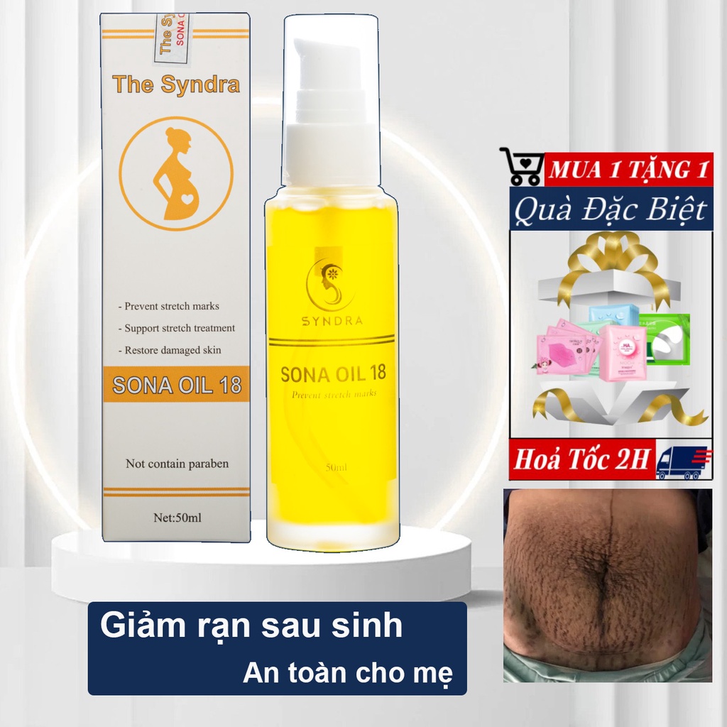Dầu giảm rạn da cho mẹ bầu - Dưỡng ẩm làm đều màu da cải thiện độ đàn hồi cho da