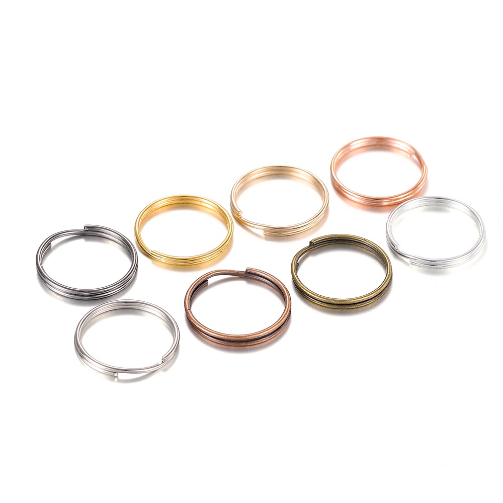 Set 20 / 50 móc khóa tròn ST.KUNKKA bằng hợp kim