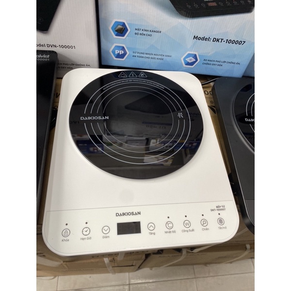 Bếp hồng ngoại đơn Daiko DVN-100001, bếp điện từ đơn  Daikiosan DKT-100007, hàng chính hãng bh 12 tháng