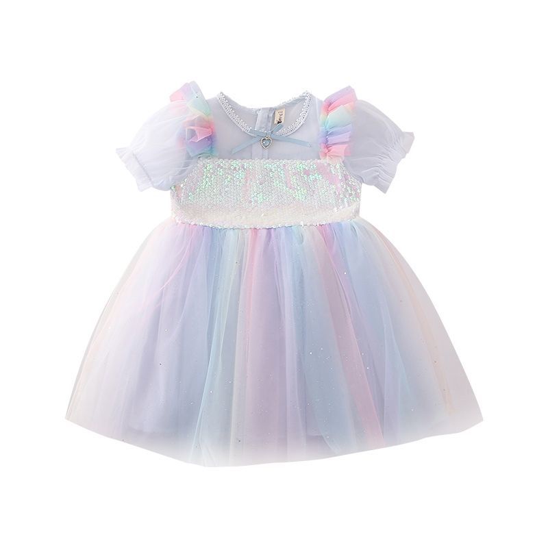 Đầm công chúa IQ Angel phong cách Hàn Quốc thời trang xuân hè cho bé gái