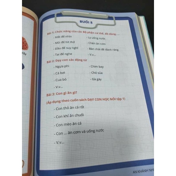 KẾ HOẠCH DẠY TRẺ CHẬM NÓI ❤️ ❤️