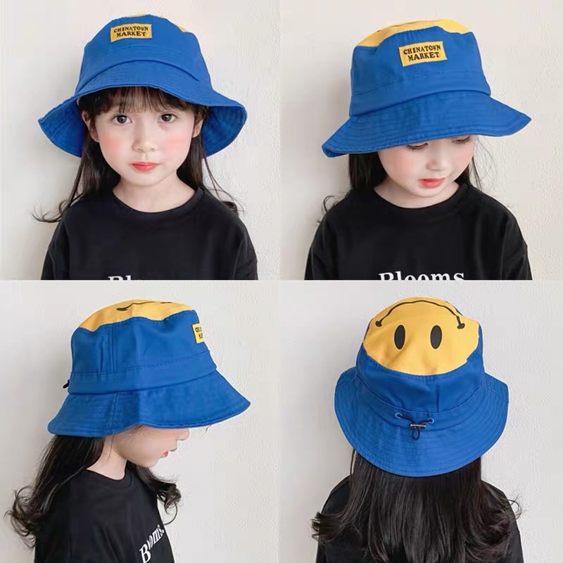 MŨ NÓN CHO BÉ, NÓN TRÒN HÌNH MẶT CƯỜI CHO BÉ