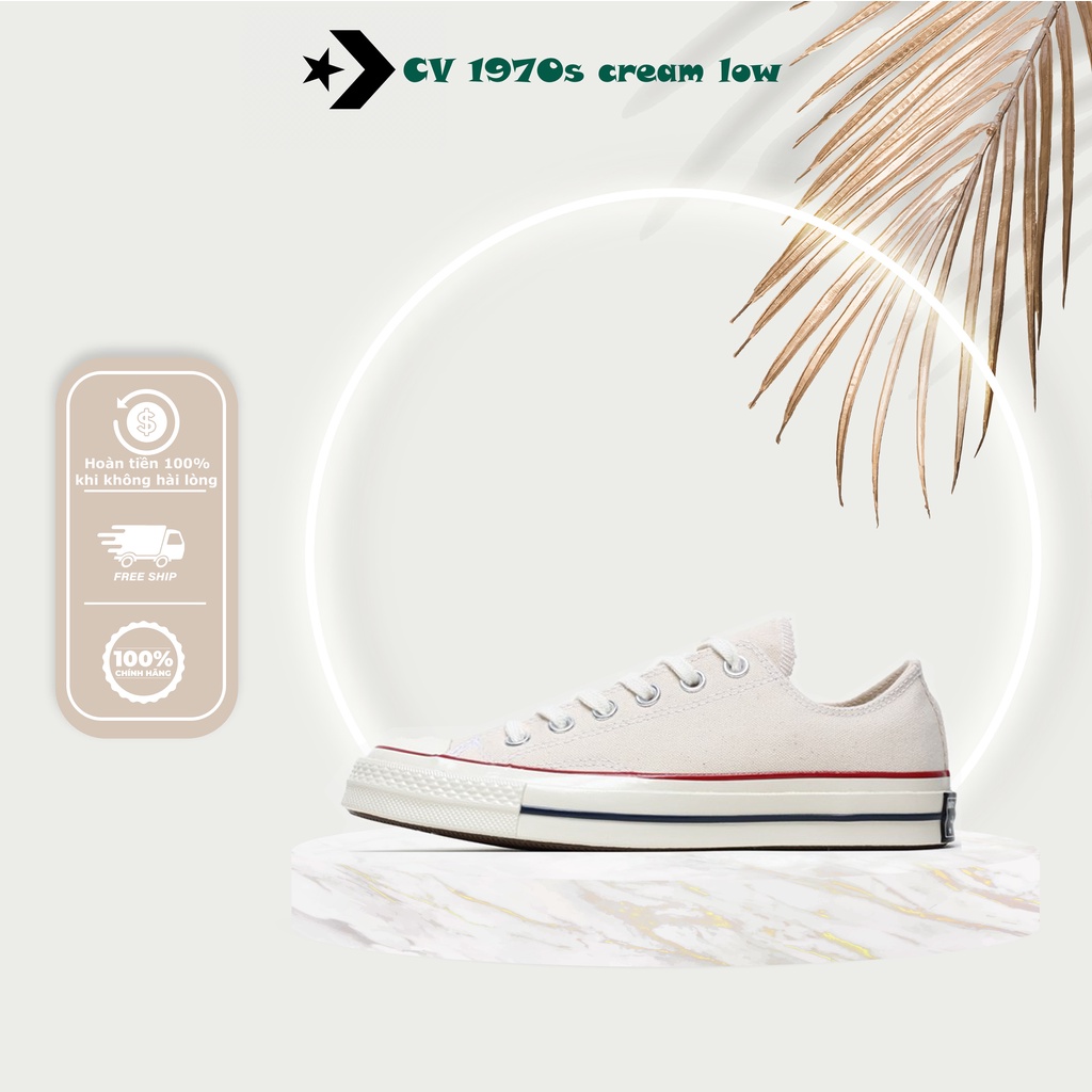 Giày [Chính Hãng] Converse 1970s Kem Thấp