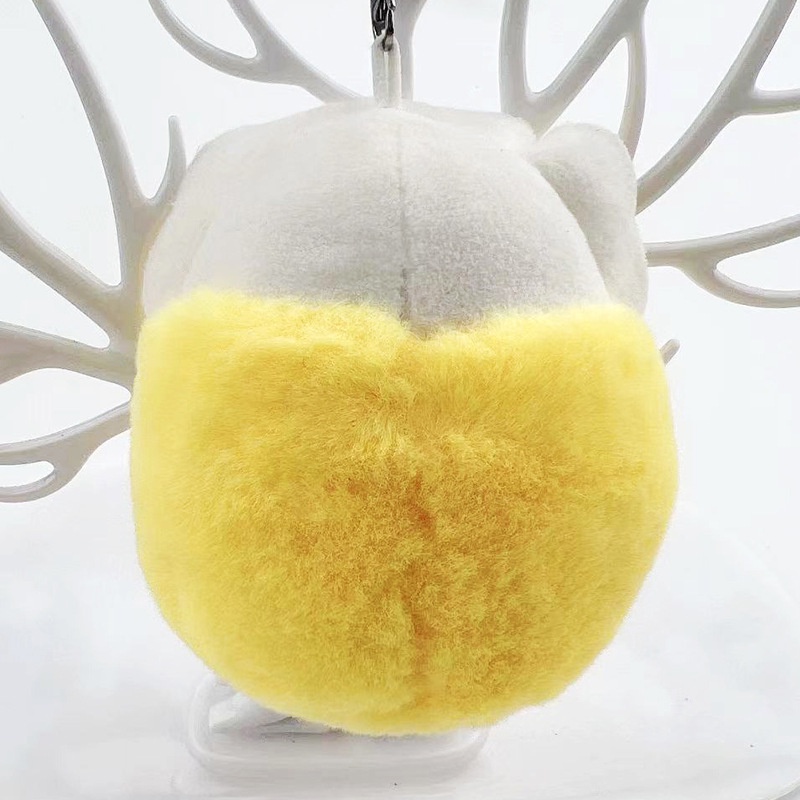 Thú Nhồi Bông Hình Gà Con Đáng Yêu Treo Túi Đi Học / Túi Xách