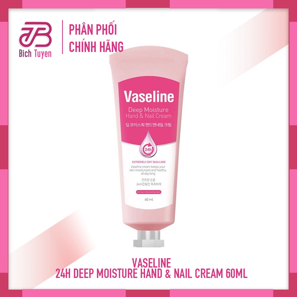Kem Dưỡng Da Tay Và Móng Vaseline Deep Moisture Hand & Nail Cream 60ml