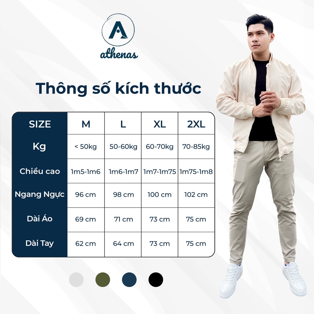 Áo khoác dù nam dù cán 2 lớp cao cấp V3