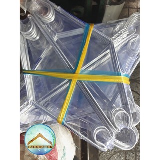 Combo 10 móc nhôm trẻ em dầy dài 30 cm đầu có nhấn chữ c và móc trẻ em xuông không nhấn đồng giá 25,000₫/10 cái