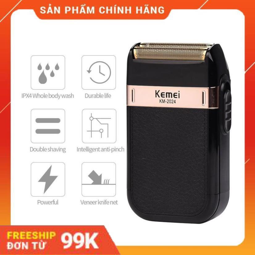 Máy Cạo Khô Siêu Sát Siêu Trắng KEMEI KM 2024 - Hàng Nhập Khẩu