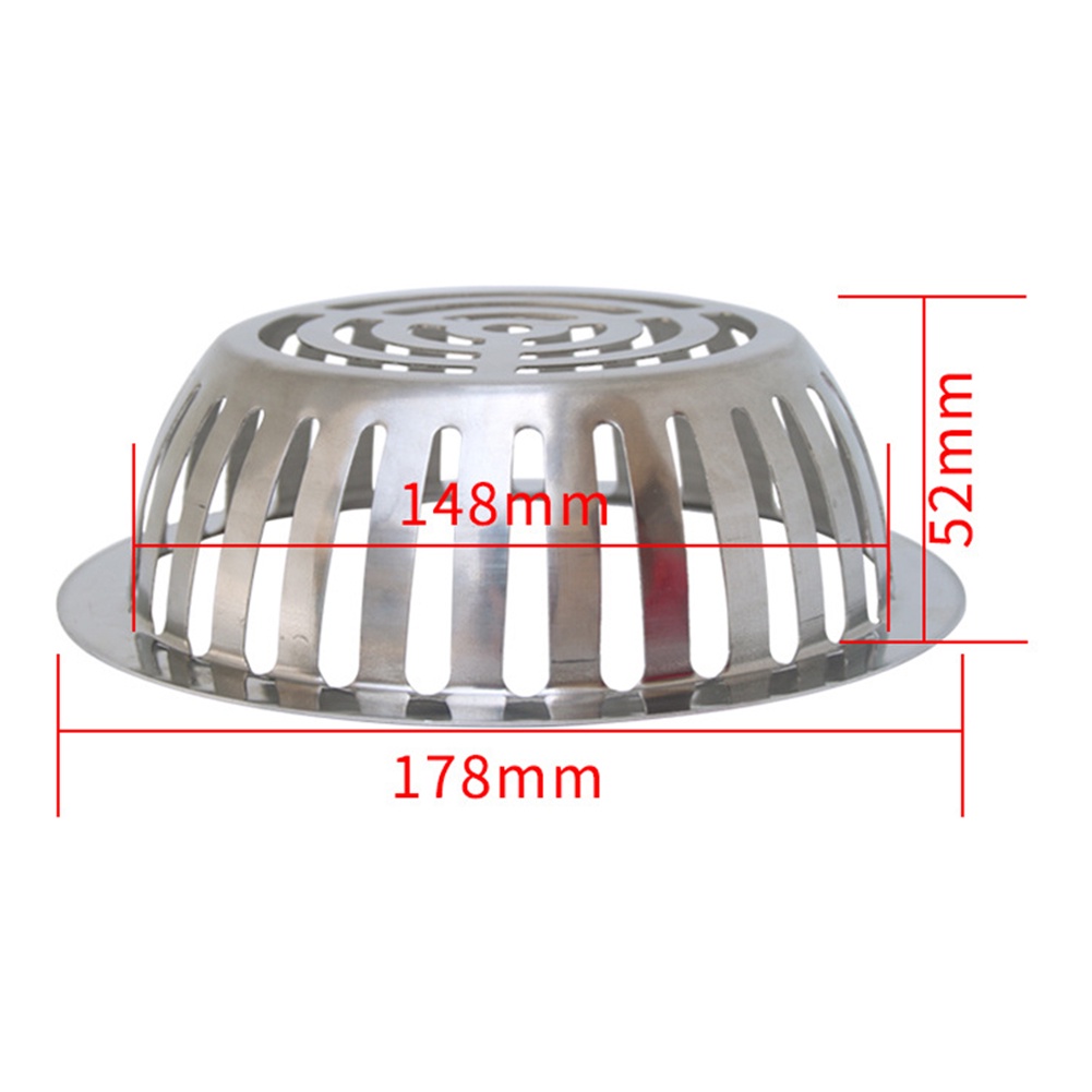 Nắp Đậy Cống Thoát Nước Sàn Ban Công Hình Tròn Bằng Thép Không Gỉ