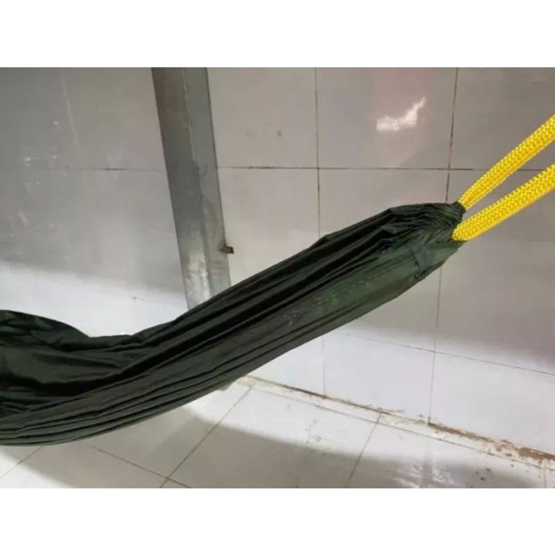 tặng 3 met day dù Võng dù mát mịn 2 lớp với chiều dài 210 cm.