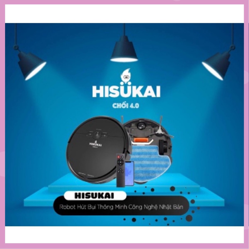 Robot Hút Bụi Tự Động Mắt Thần Cảm Biến Hàng Cao Cấp HISUKAI D2 - Robot Lau Nhà Thông Minh Bảo Hành Uy Tín Lỗi 1 Đổi 1 | BigBuy360 - bigbuy360.vn
