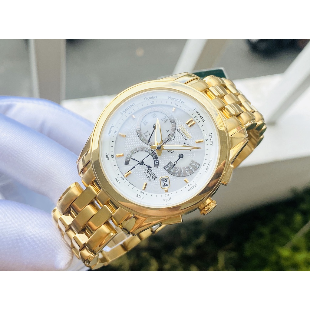 Đồng Hồ Nam CITIZEN Eco-drive BL8002-59A Chính Hãng Tặng Dây Da Cao Cấp