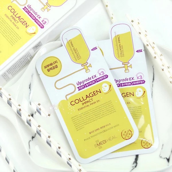 Mặt Nạ Mediheal Collagen Impact Essential Mask EX Ngăn Ngừa Lão Hóa Da 25ml