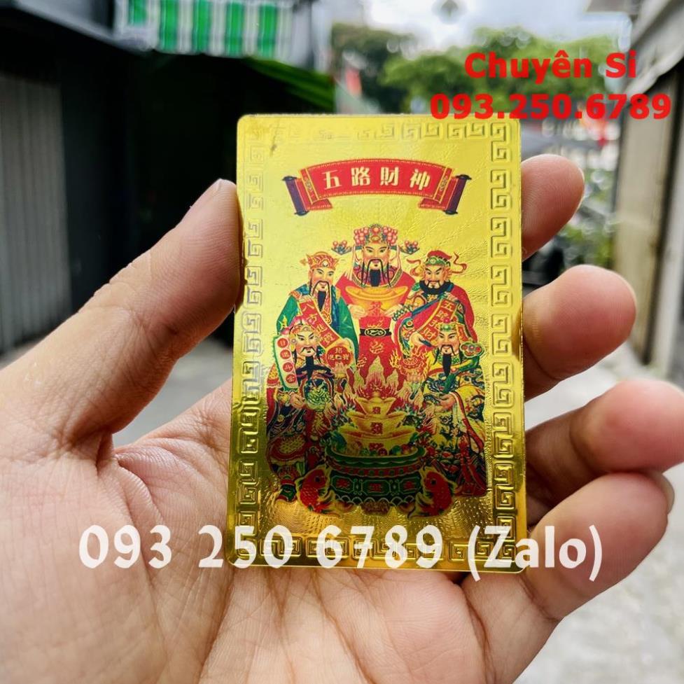 [HỎA TỐC] Kim Bài Ngũ Lộ Thần Tài Vàng Tài Lộc May Mắn , Quà Tết