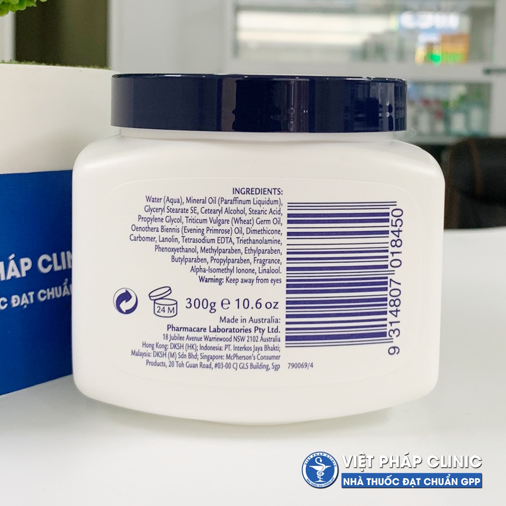 Kem dưỡng Redwin Vitamin E Cream 300g, dưỡng ẩm cho da, giúp da mềm mịn, hàng Úc