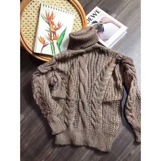 áo len thừng cổ lọ nhiều màu