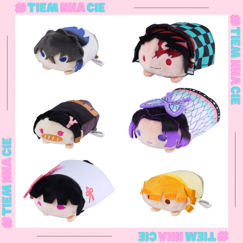 Gấu bông 10cm noru Kimetsu No Yaiba KNY Thanh Gươm Diệt Quỷ chính hãng Nhật Bản