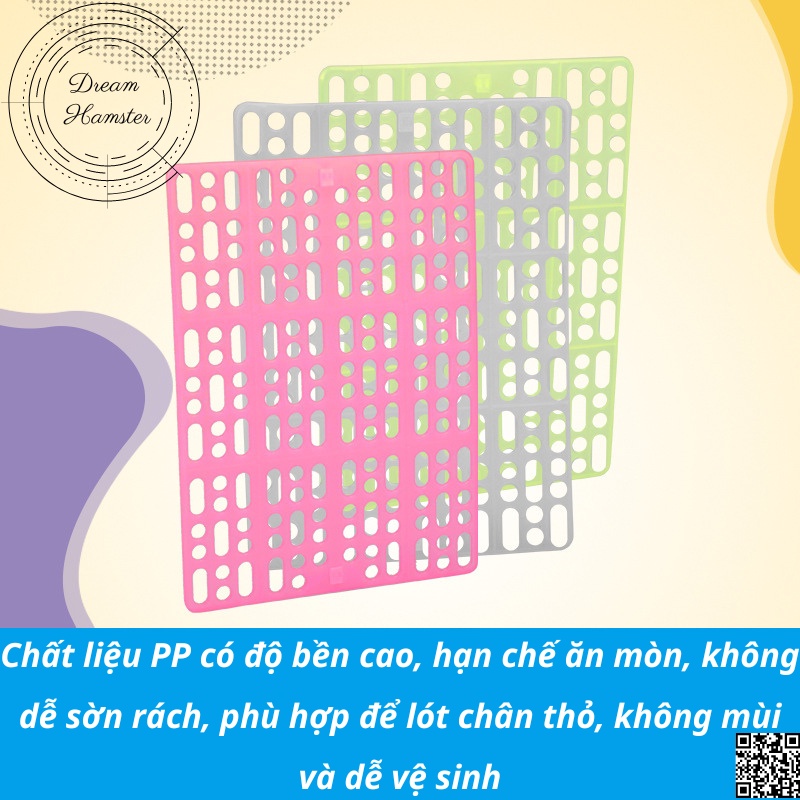 Thảm lót chuồng giảm đau chân cho thỏ, bọ,...