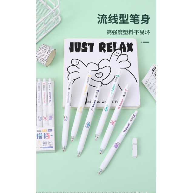 Bút Viết Dạng Nhấn Nhanh Khô Đầu 0.5 Carbon Chất Lượng Cao