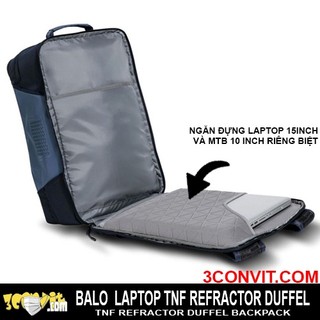 Balo TNF Refractor Duffel Black